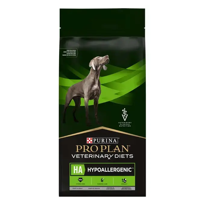 PURINA PRO PLAN VETERINARY DIETS Canine HA HypoAllergenic - Croquettes hypoallergéniques pour chien