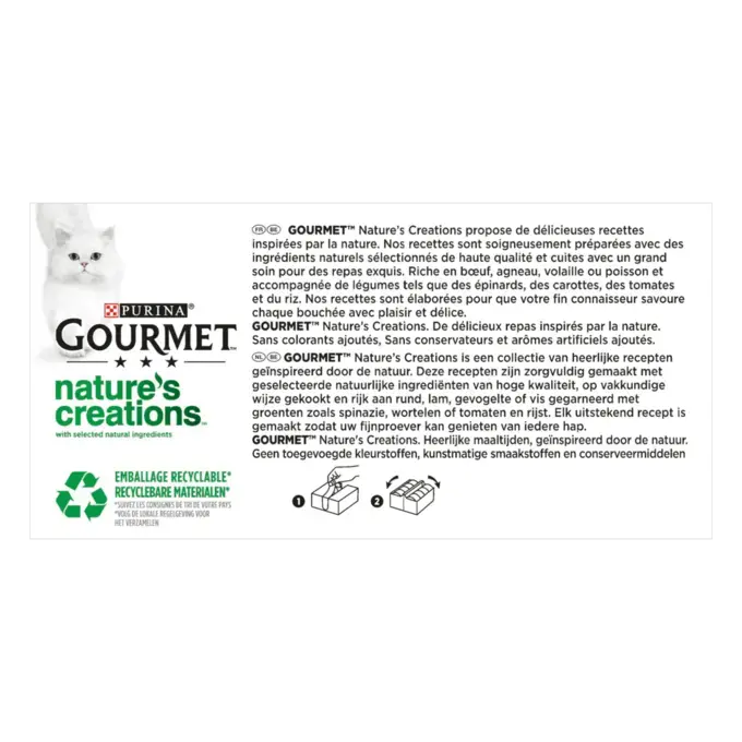 GOURMET® Nature's Creations Coffret De La Mer - Boites pour chat