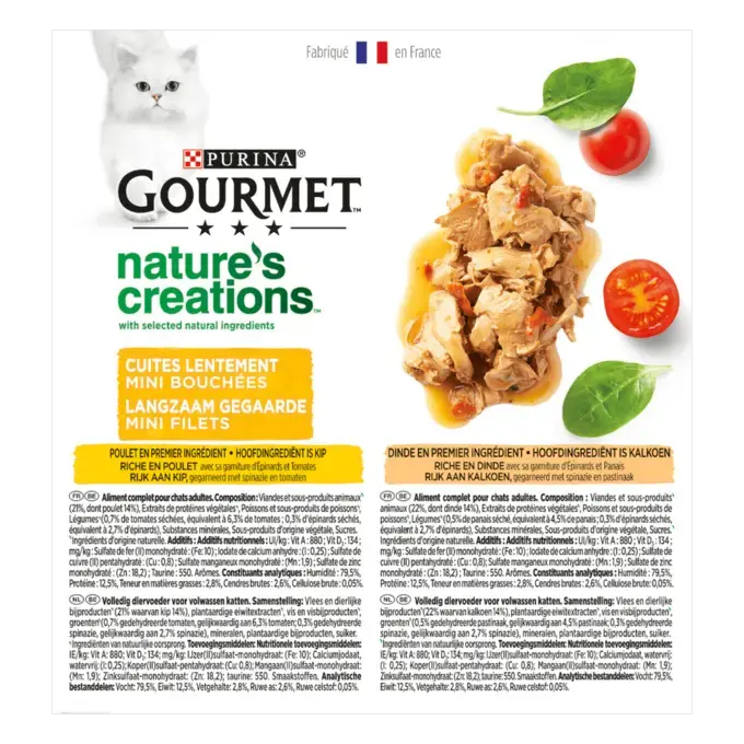 GOURMET® Nature's Creations Coffret De Volaille - Boites pour chat