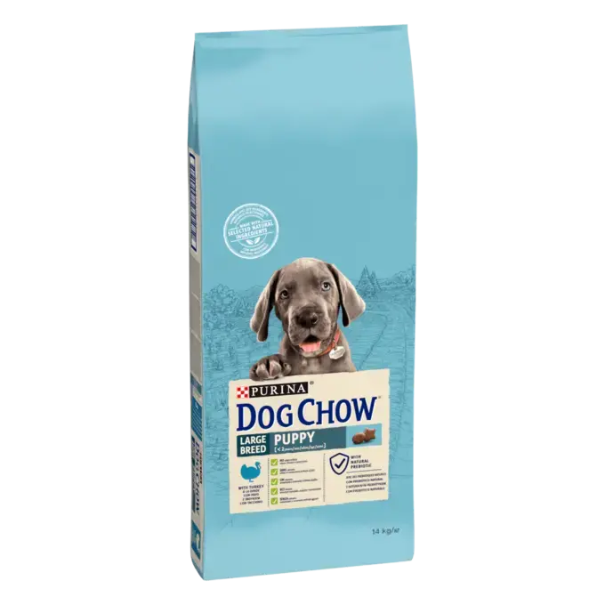 DOG CHOW® Large Breed Puppy (jusqu'à 2 ans)- Croquettes pour chiot à la Dinde