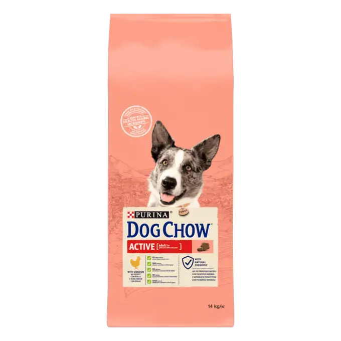 DOG CHOW® Active Adult (1 an et + ) - Croquettes pour chien au Poulet