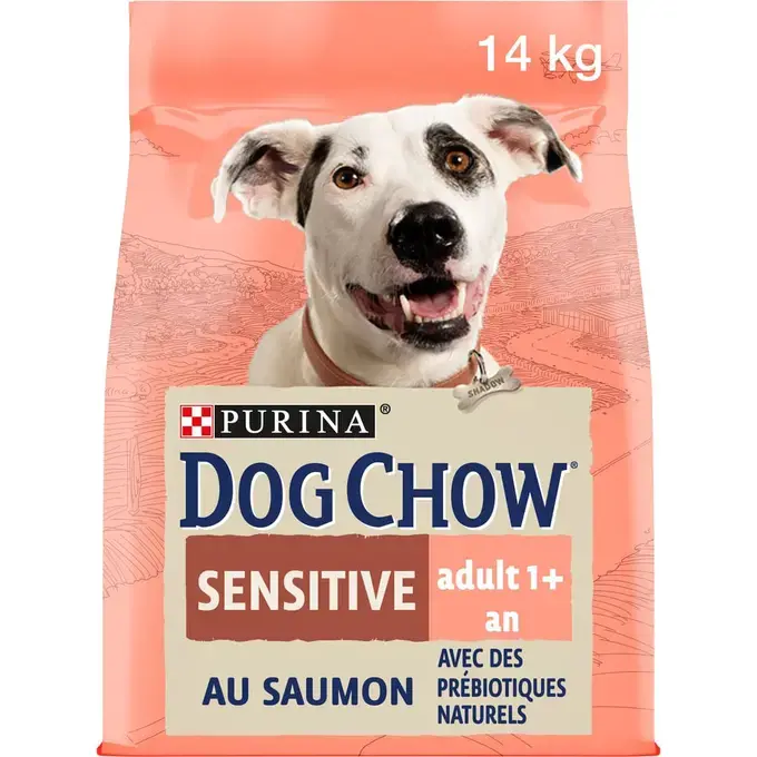 PURINA® DOG CHOW® – Croquettes pour chiens adultes riches en Saumon