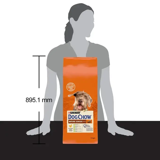DOG CHOW® Mature Adult (5 ans et +) - Croquettes pour chien senior au Poulet