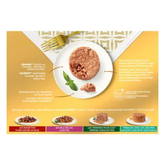 GOURMET® Gold Les Timbales - Boites pour chat