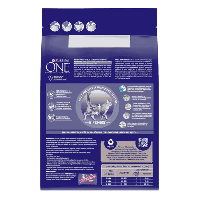 Purina ONE® - Croquettes pour Chat Adulte au Poulet et aux Céréales 3kg