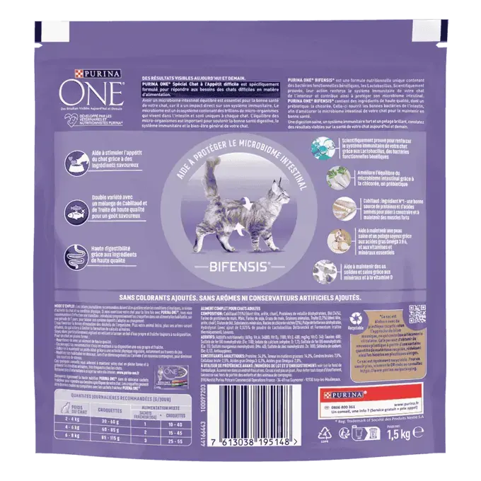 Purina ONE® - Croquettes pour Chat à l'appétit difficile