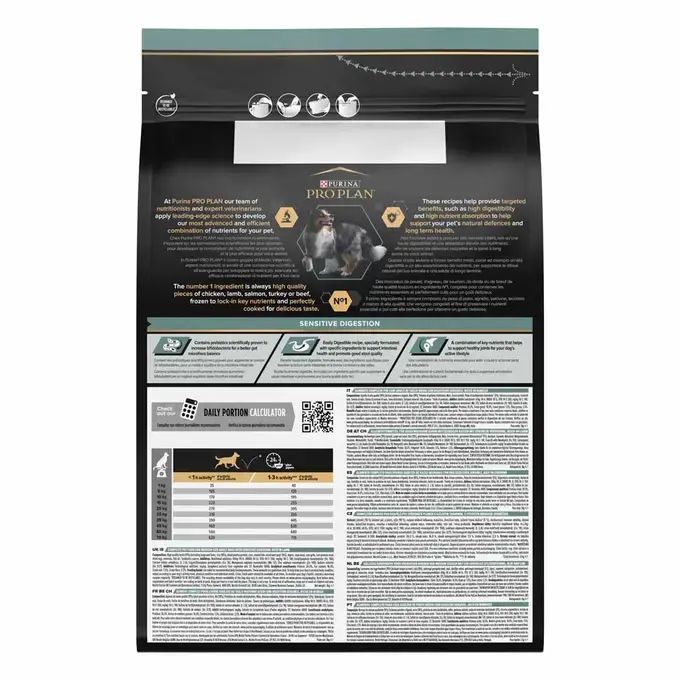 PURINA® PRO PLAN® MEDIUM ADULT SENSITIVE DIGESTION - RICHE EN AGNEAU - Croquettes pour chien à la digestion sensible