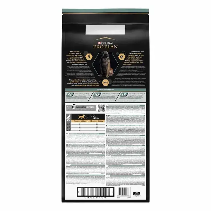 PURINA® PRO PLAN® LARGE ROBUST ADULT SENSITIVE DIGESTION - RICHE EN AGNEAU - Croquettes pour grand chien robuste à la digesti