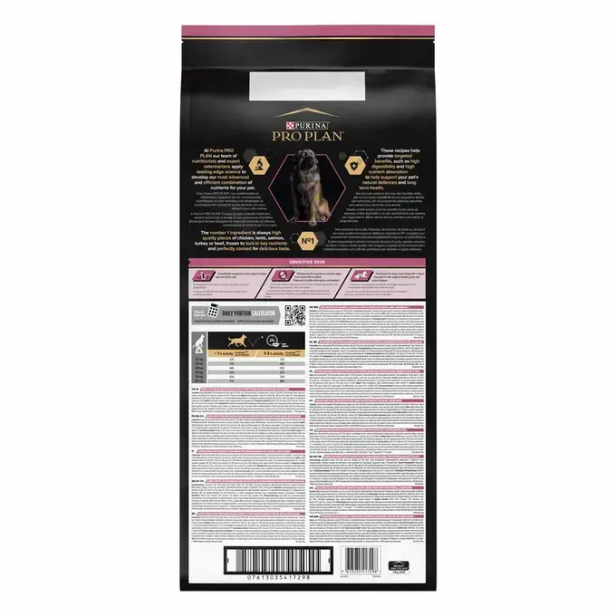 PURINA® PRO PLAN® LARGE ROBUST ADULT SENSITIVE SKIN - RICHE EN SAUMON - Croquettes pour grand chien robuste à la peau sensibl