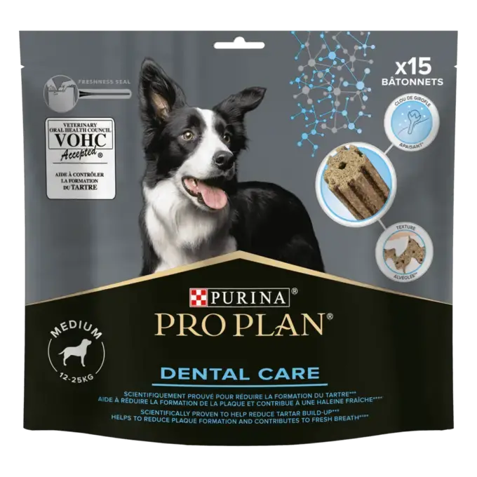 Pro Plan Dental Care medium Batonnets a macher pour chien Purina