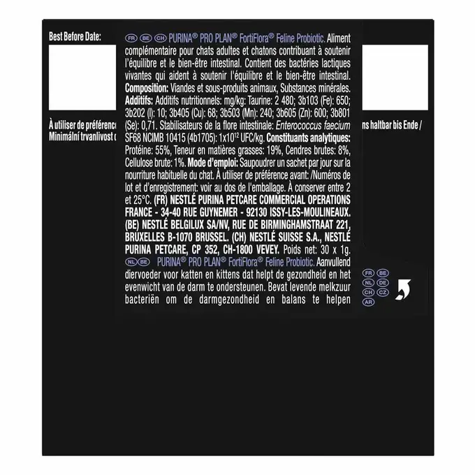 Purina® Pro Plan® Feline Fortiflora® - Supplément Probiotique pour Chat