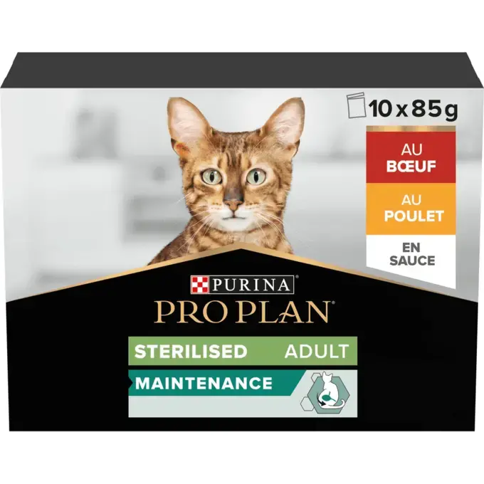 PRO PLAN® MAINTENANCE MULTIVARIÉTÉ STERILISED BOEUF & POULET EN SAUCE