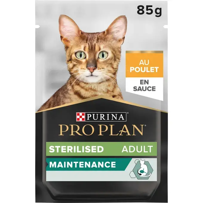 PRO PLAN® Adult STERILISED MAINTENANCE au Poulet en Sauce