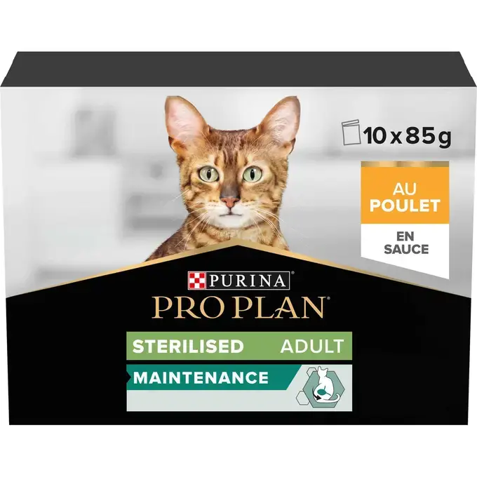 PRO PLAN® Adult STERILISED MAINTENANCE au Poulet en Sauce
