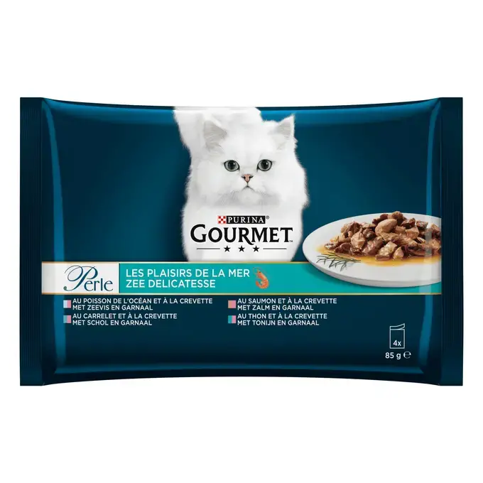 GOURMET® Perle Les Plaisirs de la Mer - Sachets pour chat