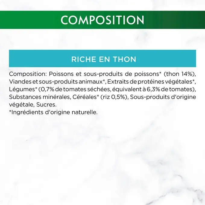 GOURMET® NATURE'S CREATIONS Mini Bouchées au Thon - Boîtes pour chat