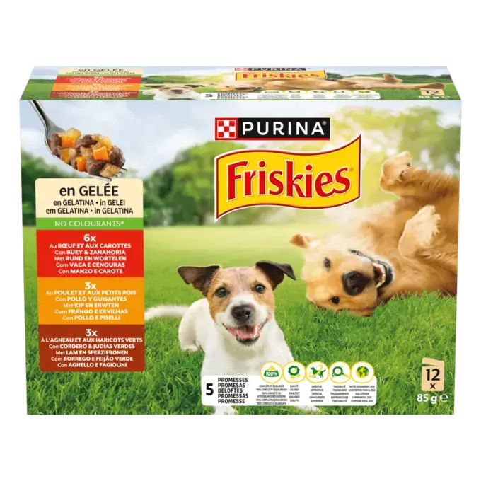 Friskies® - « Sachets Fraîcheur en Gelée pour chien adulte », « Fresh Jelly Bags »