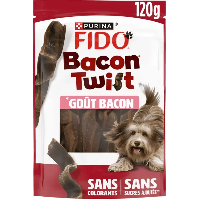 MHI friandises chien bacon twist