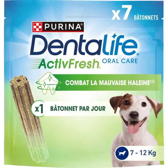 DENTALIFE® ActivFresh® Petit Chien (7-12kg) - Bâtonnets à mâcher