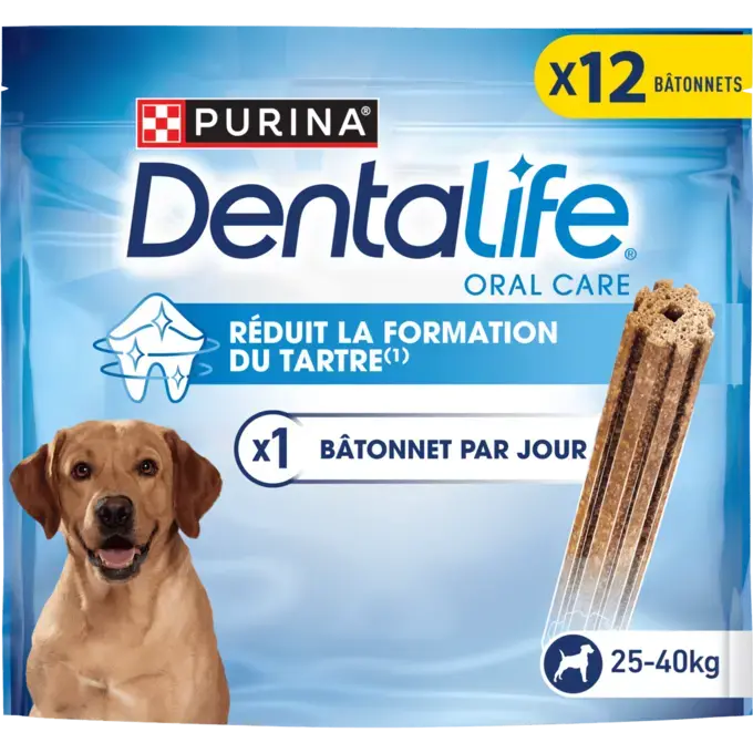 Bâtonnets à mâcher pour chien de grande taille PURINA® DentaLife® Daily