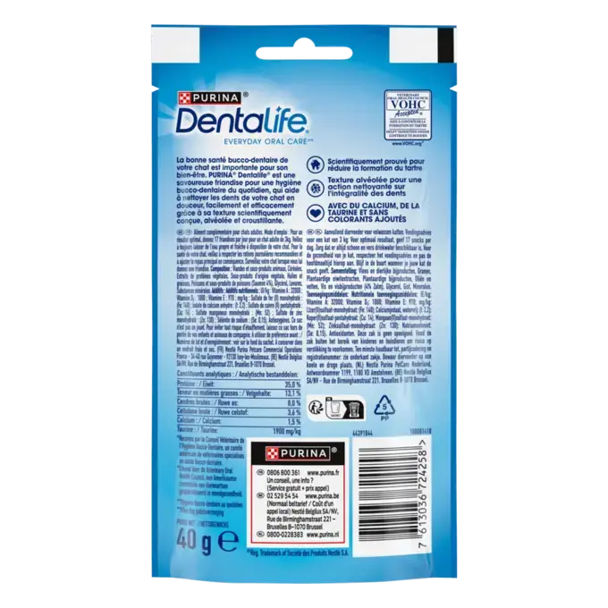 PURINA® DENTALIFE® Chat au Saumon Savoureux