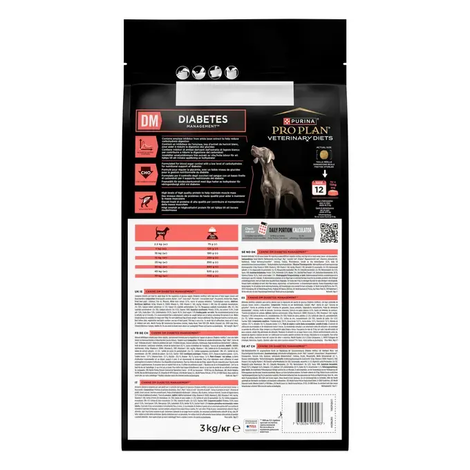 PURINA® PRO PLAN® Canine DM Diabetes Management - Croquettes pour chien diabétique