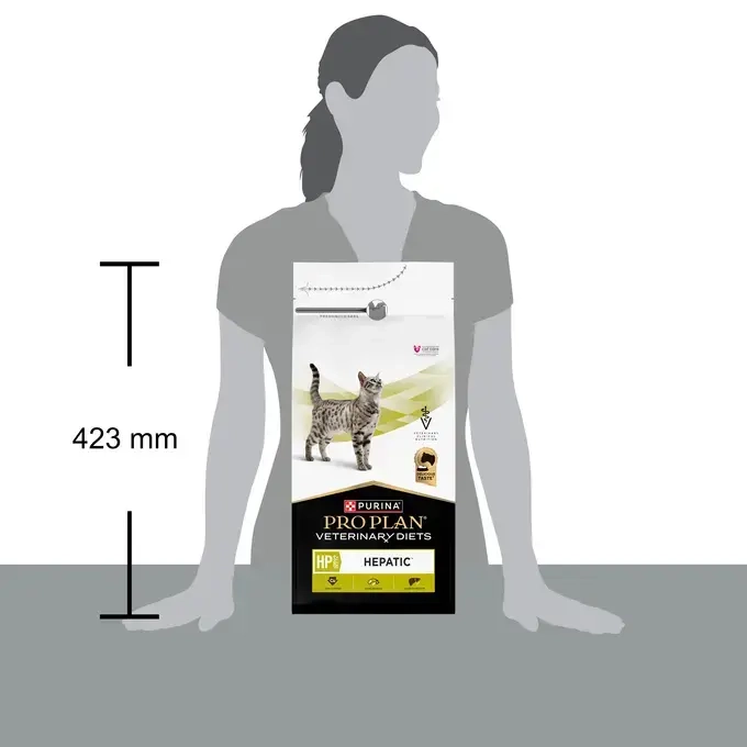Purina® PRO PLAN® Veterinary Diets Feline HP St/ Ox Hepatic - Croquettes pour Chat atteint d'une Maladie Hépatique