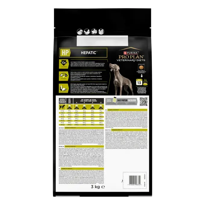 PURINA® PRO PLAN® VETERINARY DIETS Canine HP Hepatic - Croquettes pour chien soutenant la fonction hépatique