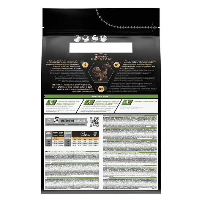 PURINA® PRO PLAN® SMALL & MINI PUPPY HEALTHY START - RICHE EN POULET - Croquettes pour petit chiot