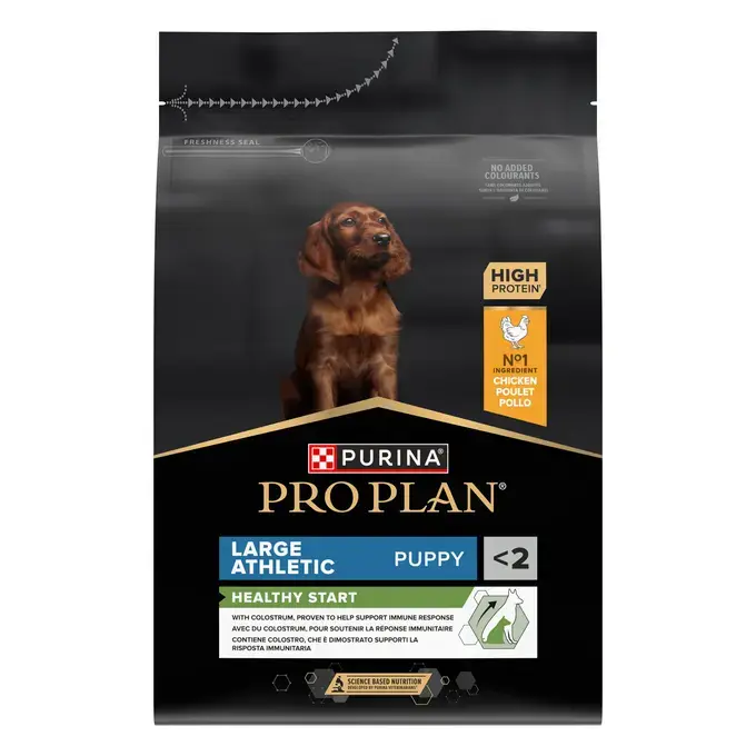 PURINA® PRO PLAN® LARGE ATHLETIC PUPPY HEALTHY START - RICHE EN POULET - Croquettes pour grand chiot athlétique