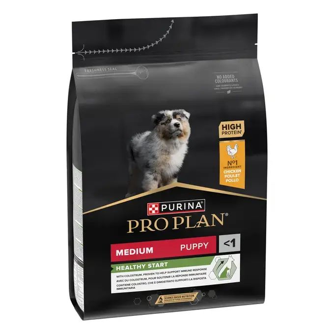 PURINA® PRO PLAN® MEDIUM PUPPY HEALTHY START - RICHE EN POULET - Croquettes chiot de taille moyenne