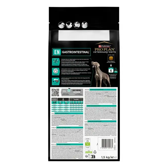 PURINA® PRO PLAN® VETERINARY DIETS Canine EN Gastrointestinal - Croquettes pour chien ayant des troubles digestifs