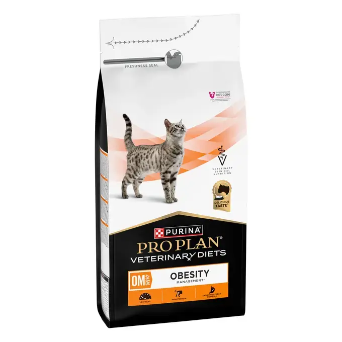 Purina® PRO PLAN® Veterinary Diets Feline OM St/Ox Obesity Management - Croquettes pour chat en surpoids