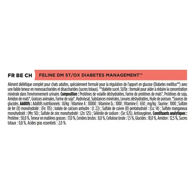 Purina® PRO PLAN® Veterinary Diets Feline DM Diabetes Management - Croquettes pour chat diabétique