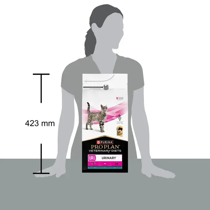 Purina® PRO PLAN® Veterinary Diets Feline UR St/Ox Urinary, Poisson de l'Océan - Croquettes pour Chat souffrant de Calculs Ur