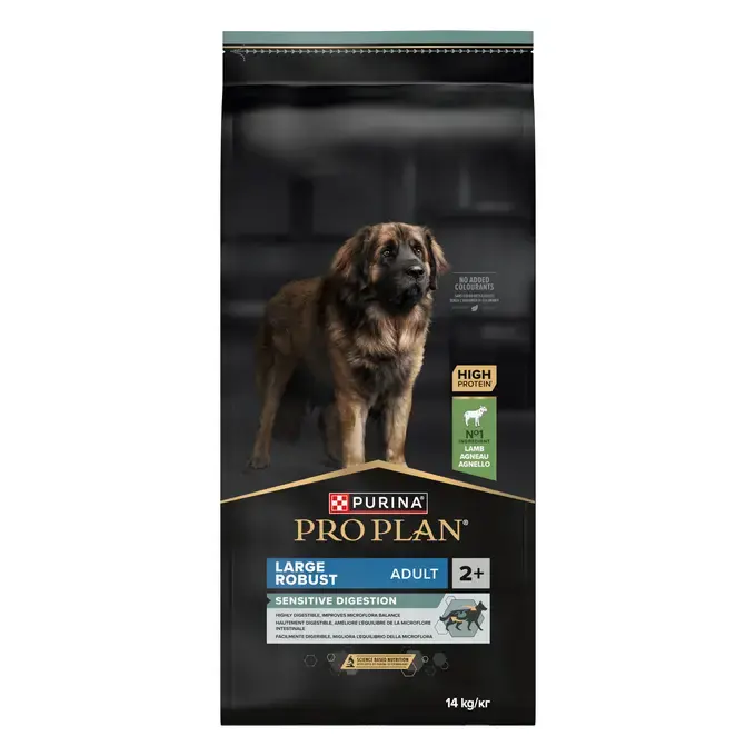 PURINA® PRO PLAN® LARGE ROBUST ADULT SENSITIVE DIGESTION - RICHE EN AGNEAU - Croquettes pour grand chien robuste à la digesti