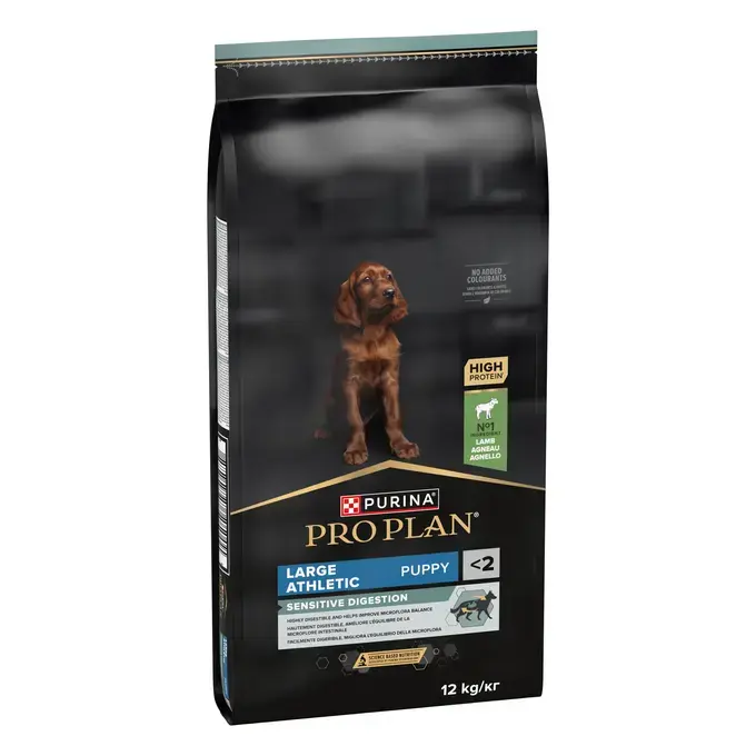 PURINA® PRO PLAN® LARGE ATHLETIC PUPPY SENSITIVE DIGESTION - RICHE EN AGNEAU - Croquettes pour grand chiot athlétique à la di