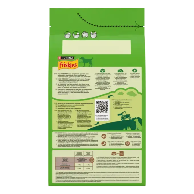 Friskies® Mini Menu Poulet - Croquettes pour petit chien