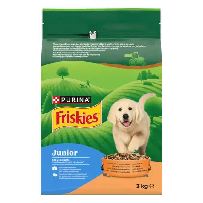 Friskies® Junior - Croquettes pour chiot au poulet