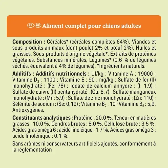 Friskies® Balance - Croquettes équilibrées pour chien au poulet et au boeuf