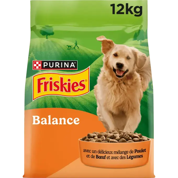 Friskies® Balance - Croquettes équilibrées pour chien au poulet et au boeuf