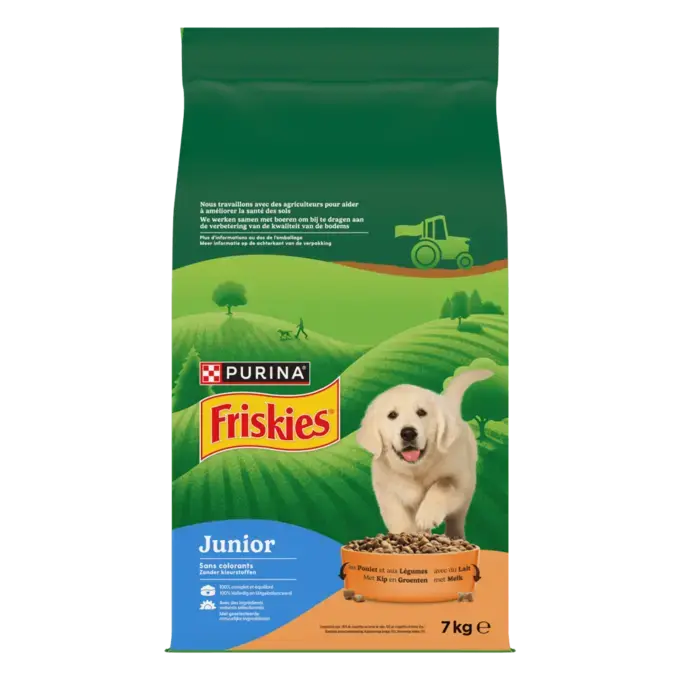 Friskies® Junior - Croquettes pour chiot au poulet
