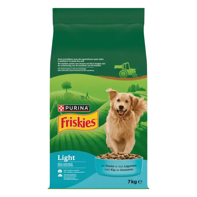 Friskies® Light - Croquettes allégées au poulet pour chien en surpoids