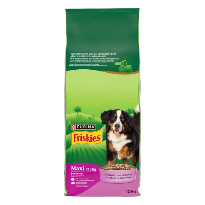 Friskies® Maxi - Croquettes pour chien au bœuf