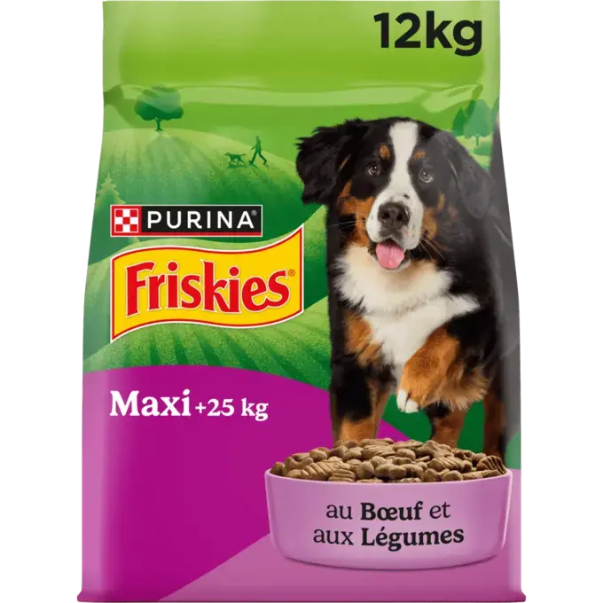 Friskies® Maxi - Croquettes pour chien au bœuf