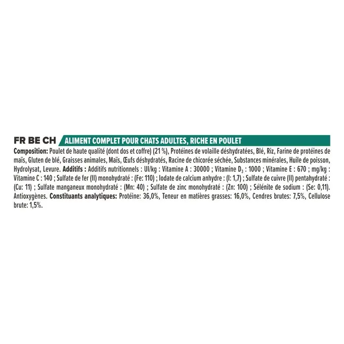 Purina® Pro Plan®  Adult RENAL PLUS, Riche en Poulet - Croquettes pour Chat aidant au maintien d'une bonne santé rénale