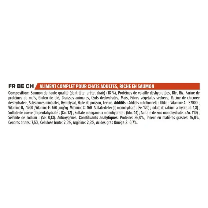 PURINA® PRO PLAN® Adult VITAL FUNCTIONS Riche en Saumon - Croquettes pour chat soutenant les les fontions vitales clés