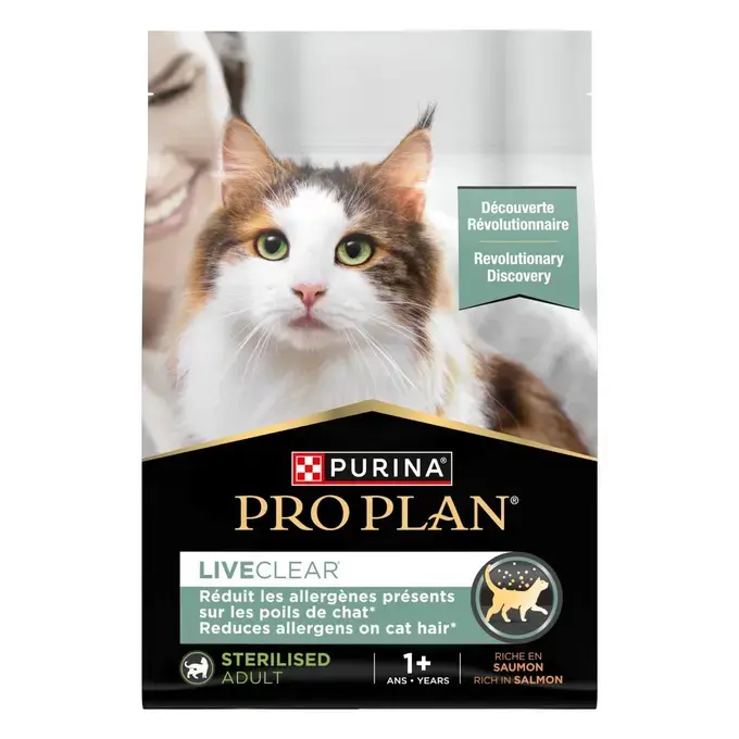 PRO PLAN LIVECLEAR Sterilised Adult 1+ Saumon
