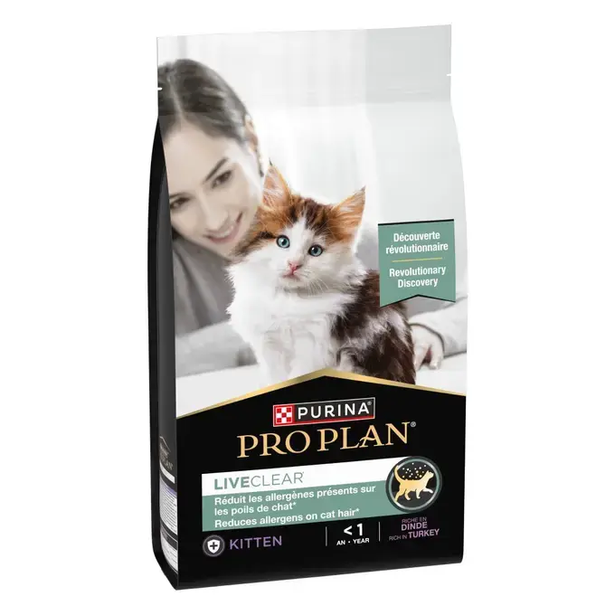 PRO PLAN LIVECLEAR Kitten <1 à la Dinde