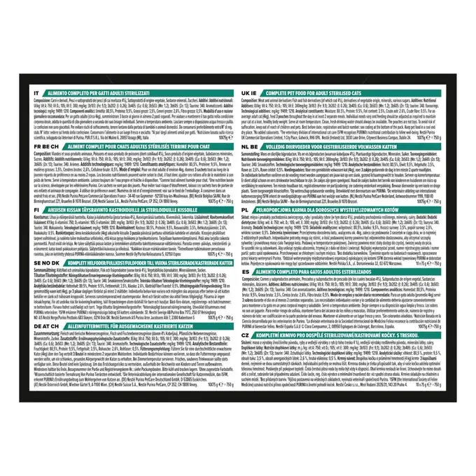 PURINA® PRO PLAN® Adult STERILISED MAINTENANCE Terrine pour chat au Cabillaud